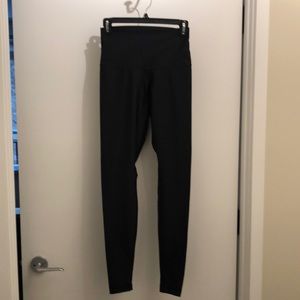 Lulu black size 4 legging- these have a bit of a shinier finish